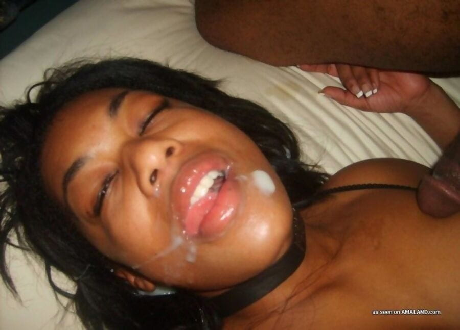 Slutty black gf sucking two dicks and getting sprayed - part 4305 page 1