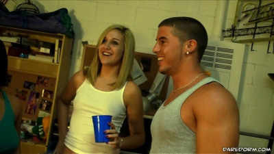 Hot college babes fucking at party in dorm - part 1439
