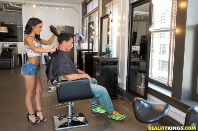 I went to go visit marco at the salon while he got his haircut from a smoking ho - part 4534